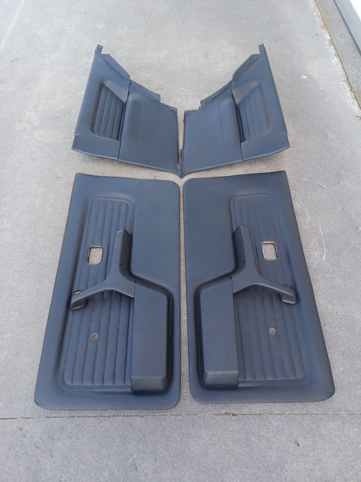 BMW e30 2-deurs deurpanelen zwart, Auto-onderdelen, Ophalen, Gebruikt, -, -