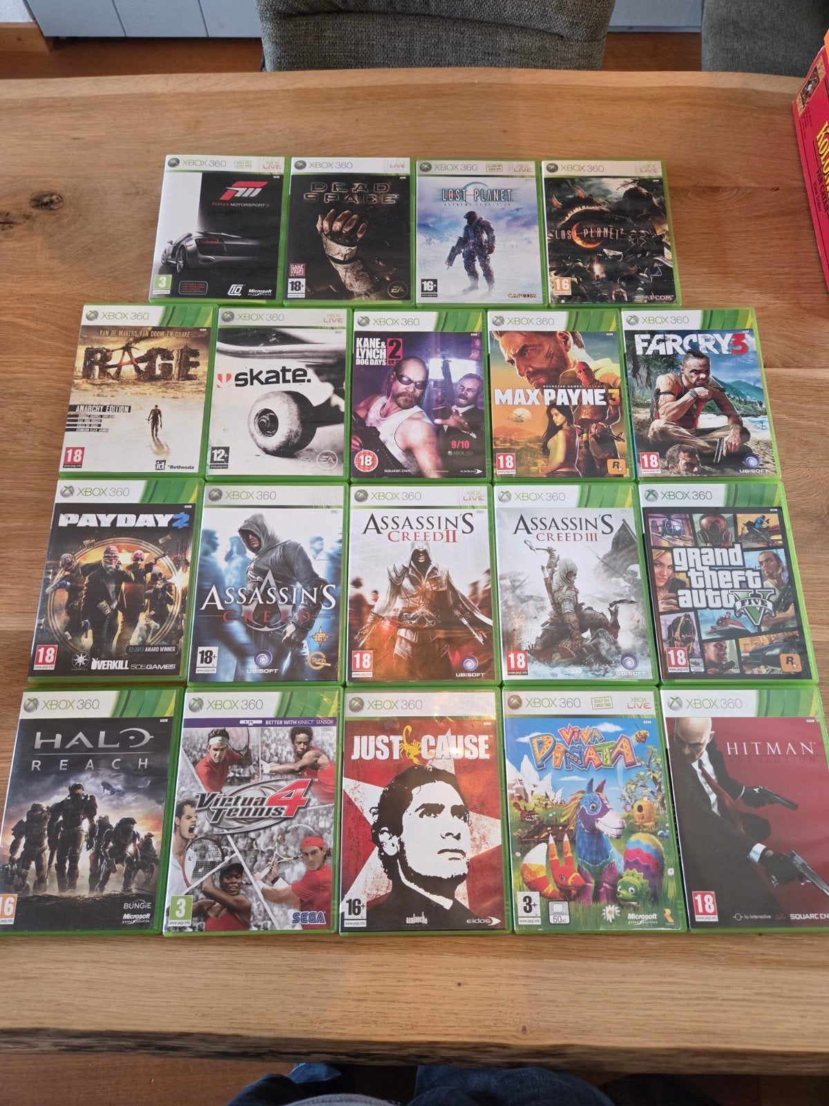 19 xbox 360 games, 1 speler, Ophalen of Verzenden, Zo goed als nieuw, Vanaf 3 jaar