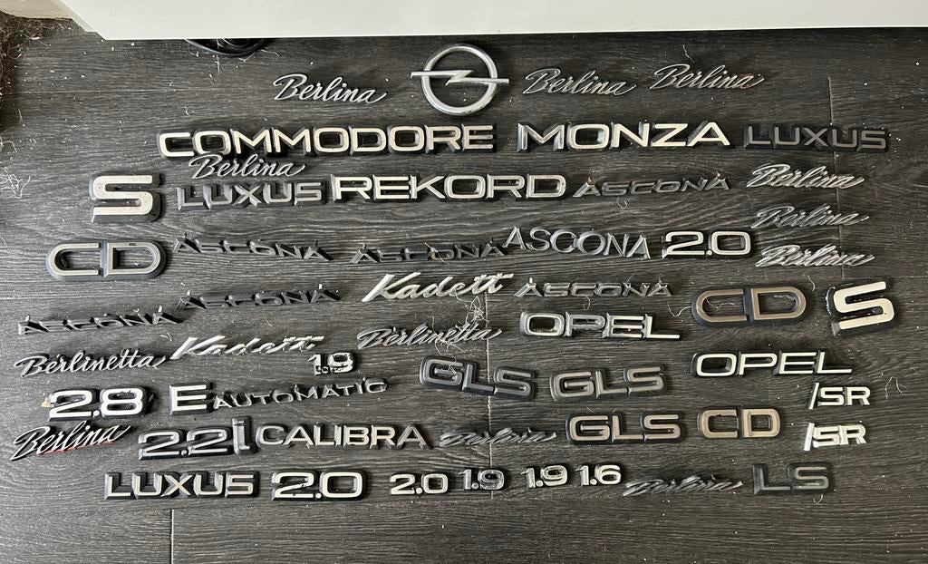 Partij/Collectie Opel emblemen/logo’s, Verzamelen, Ophalen of Verzenden, Zo goed als nieuw, Auto's