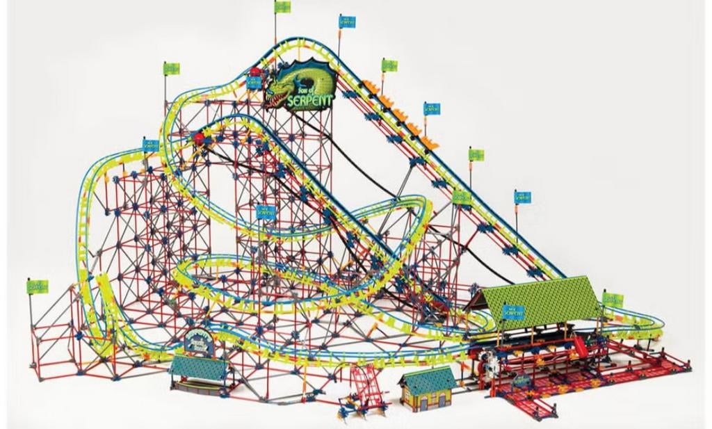Knex Son of Serpent achtbaan | zeer zeldzaam | goed lezen!, Ophalen of Verzenden, Nieuw, Jongen of Meisje