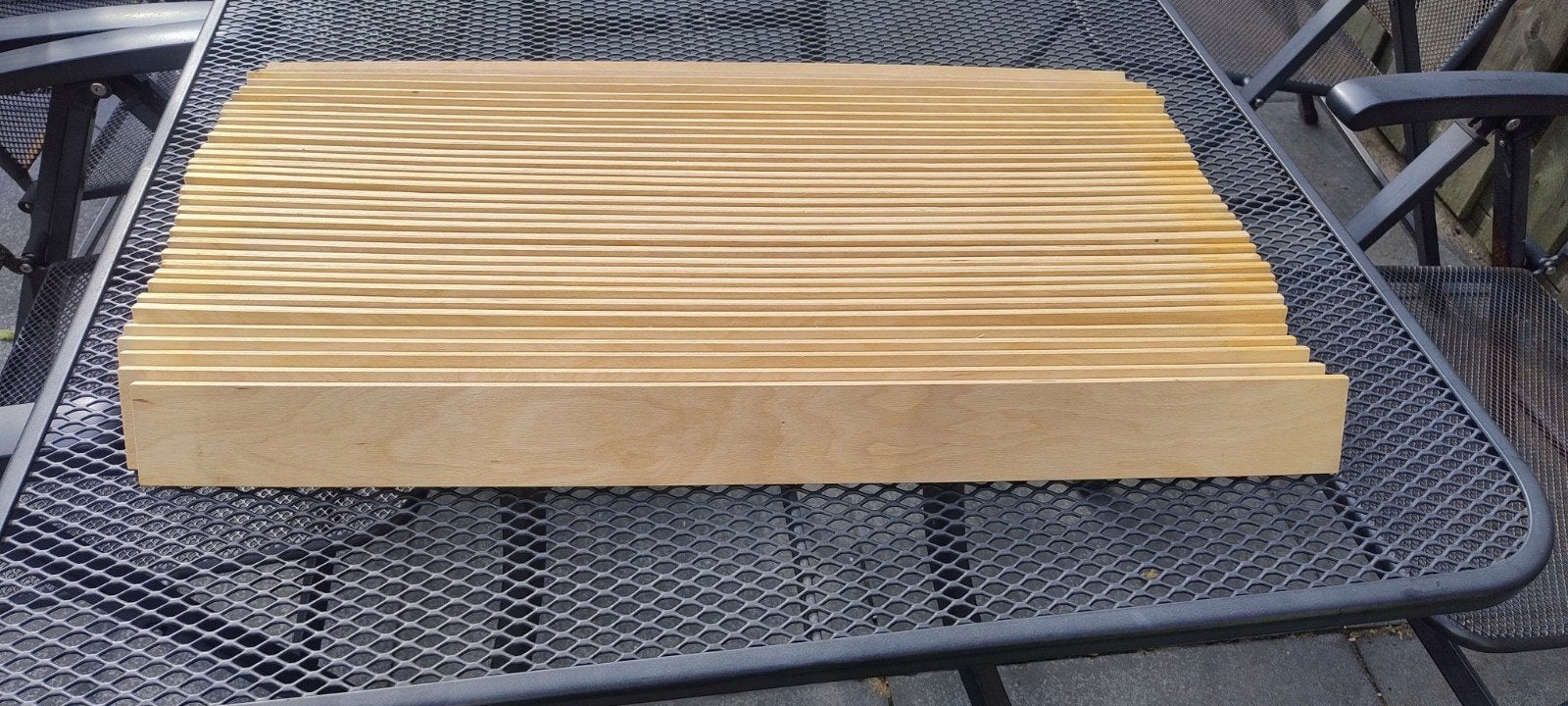 lattenlatten/ latjes van een lattenbodem 34 stuks, Ophalen, Eenpersoons, Hout