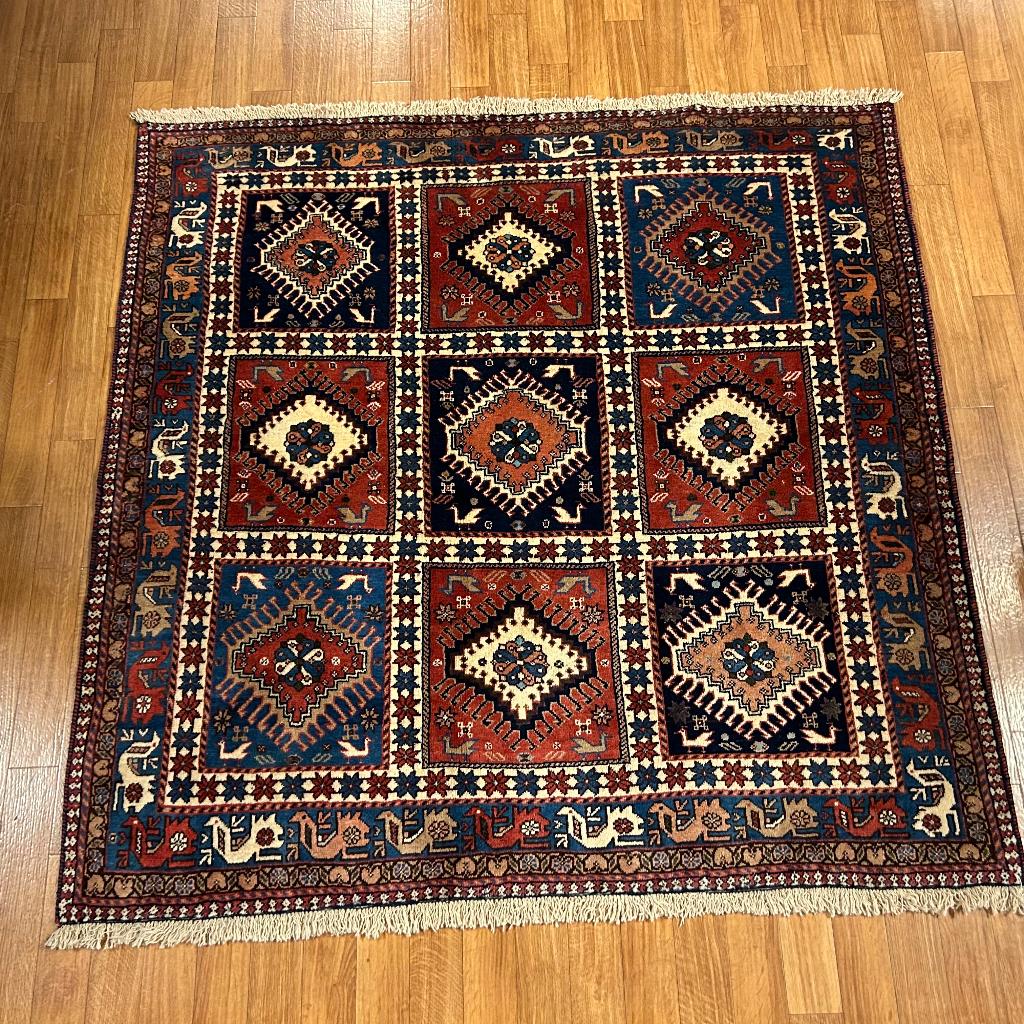 Trendy origineel Perzisch tapijt – 153 x 152 cm – Vloerkleed, TTM Wonen, Meubels – (Perzische) Tapijten en Woonaccessoires, Taag 63, 2491 CS, Den Haag (Forepark)