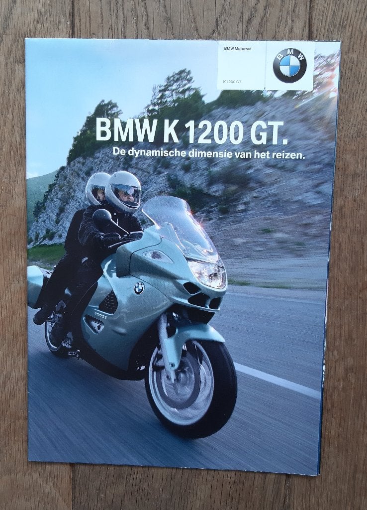 BMW K 1200 GT Brochure - Dynamische Dimensie van Reizen, Motoren, Ophalen of Verzenden, BMW