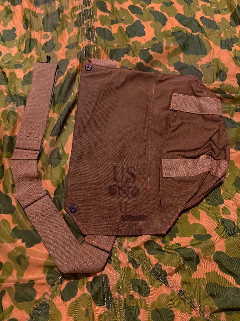 Tweede wereldoorlog US army service gasmask bag OD7 (2), Ophalen of Verzenden, Landmacht, Amerika, Overige typen