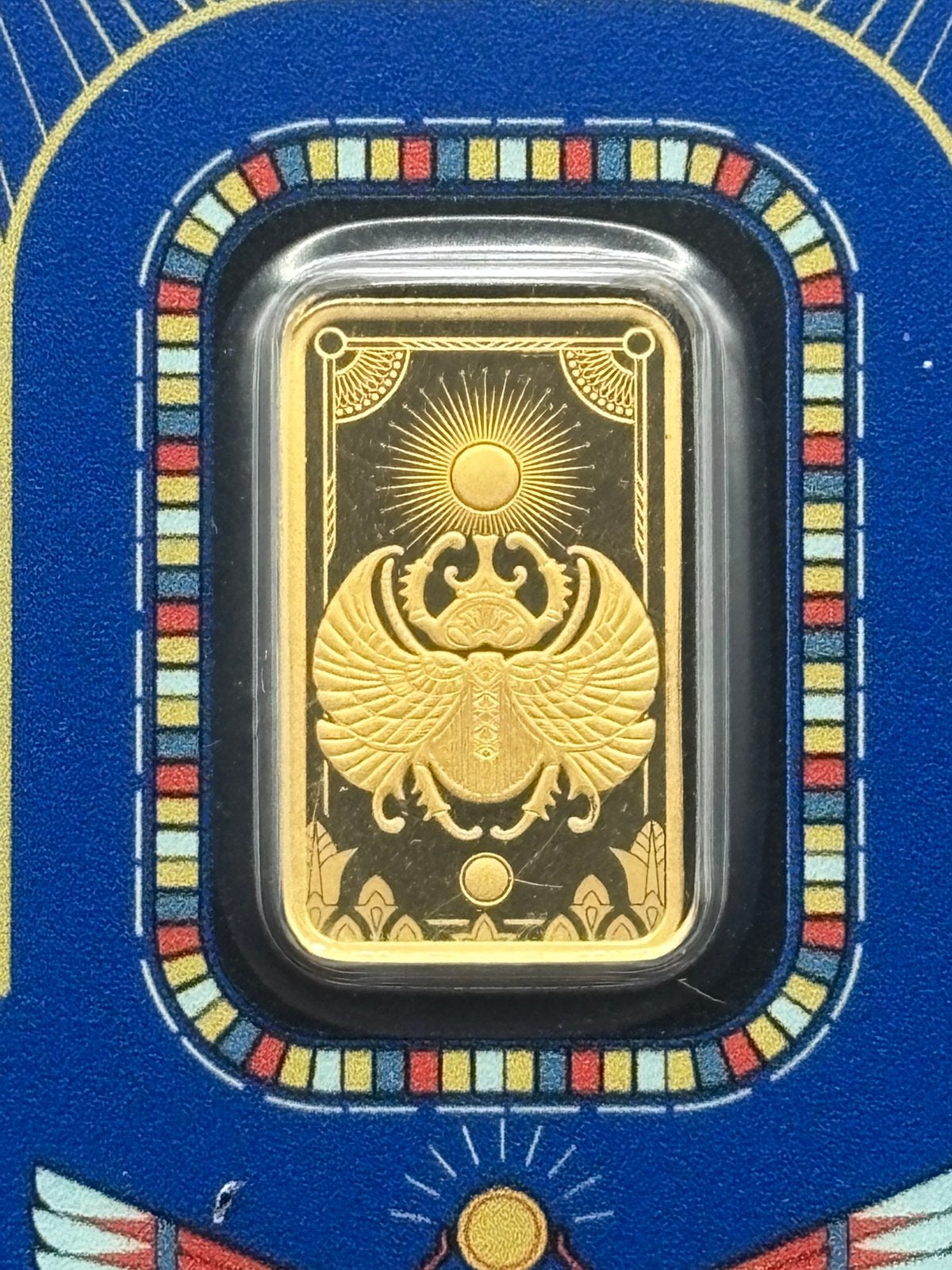 lucky scarab  Pamp suisse 5 gram goud baartje, Ophalen of Verzenden