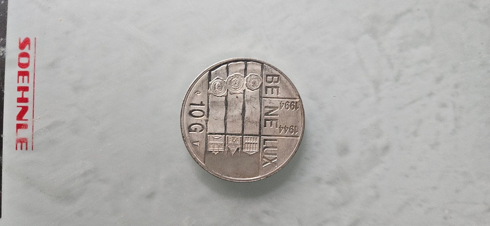 Zilveren 10 Gulden Beatrix Benelux 1994, Ophalen, Koningin Beatrix, Zilver, Losse munt
