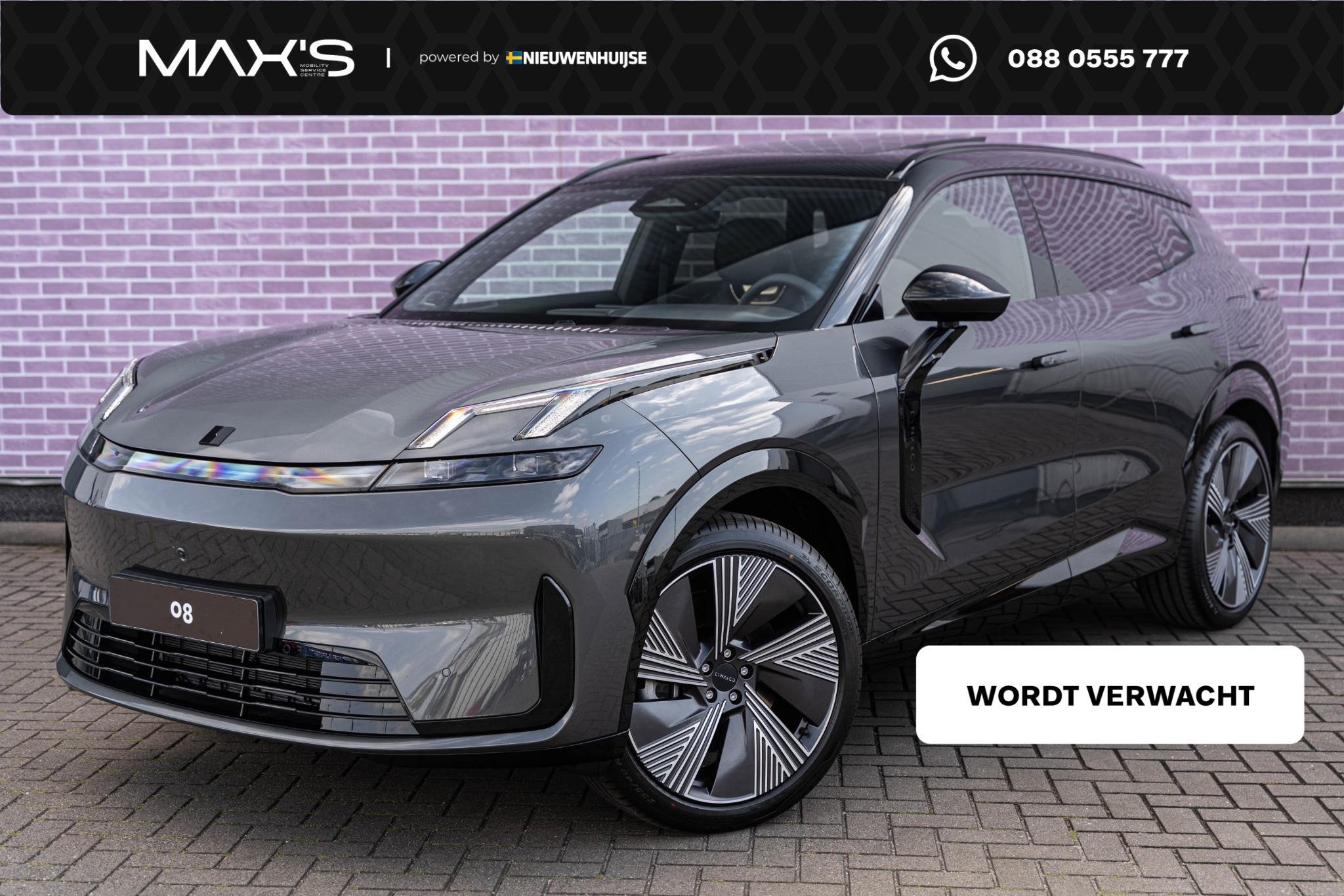 Lynk & Co 08 1.5 Plug-in Hybrid More | PHEV | Matrix LED Kop, Auto's, Dealer onderhouden, Gebruikt, 4 cilinders, Bedrijf