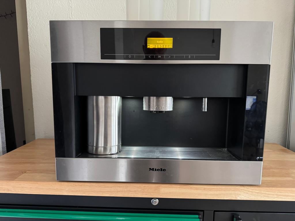 Miele inbouw koffiemachine CVA5065, Witgoed en Apparatuur, Koffiezetapparaten, Ophalen, 10 kopjes of meer, Koffiemachine, Koffiebonen