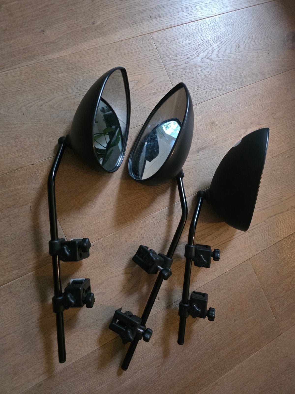 Milenco Aero caravanspiegels set van 3, Ophalen of Verzenden, Gebruikt