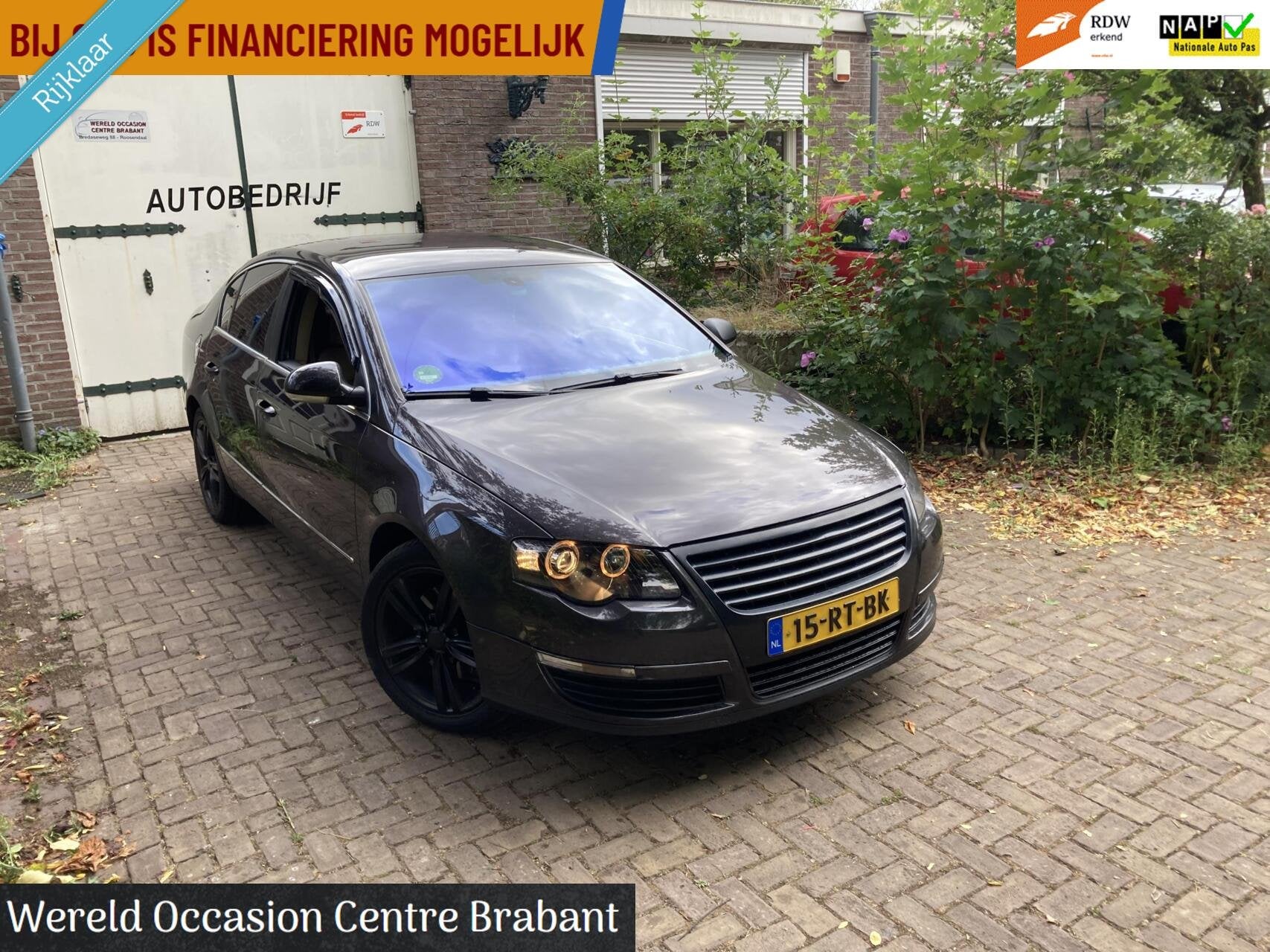 Volkswagen Passat 2.0 FSI Highline automaat, Auto's, Volkswagen, Gebruikt, 4 cilinders, Zwart, Bedrijf
