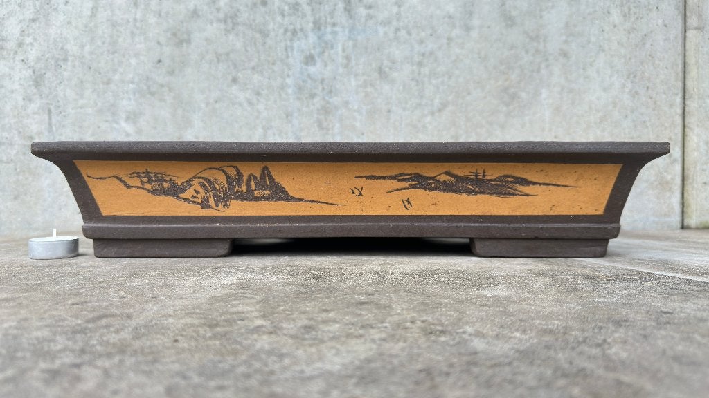 Bonsai schaal pot 49,5x34x9cm ***, Tuin en Terras, Bloempotten, Ophalen of Verzenden, Zo goed als nieuw, Overige vormen, Aardewerk