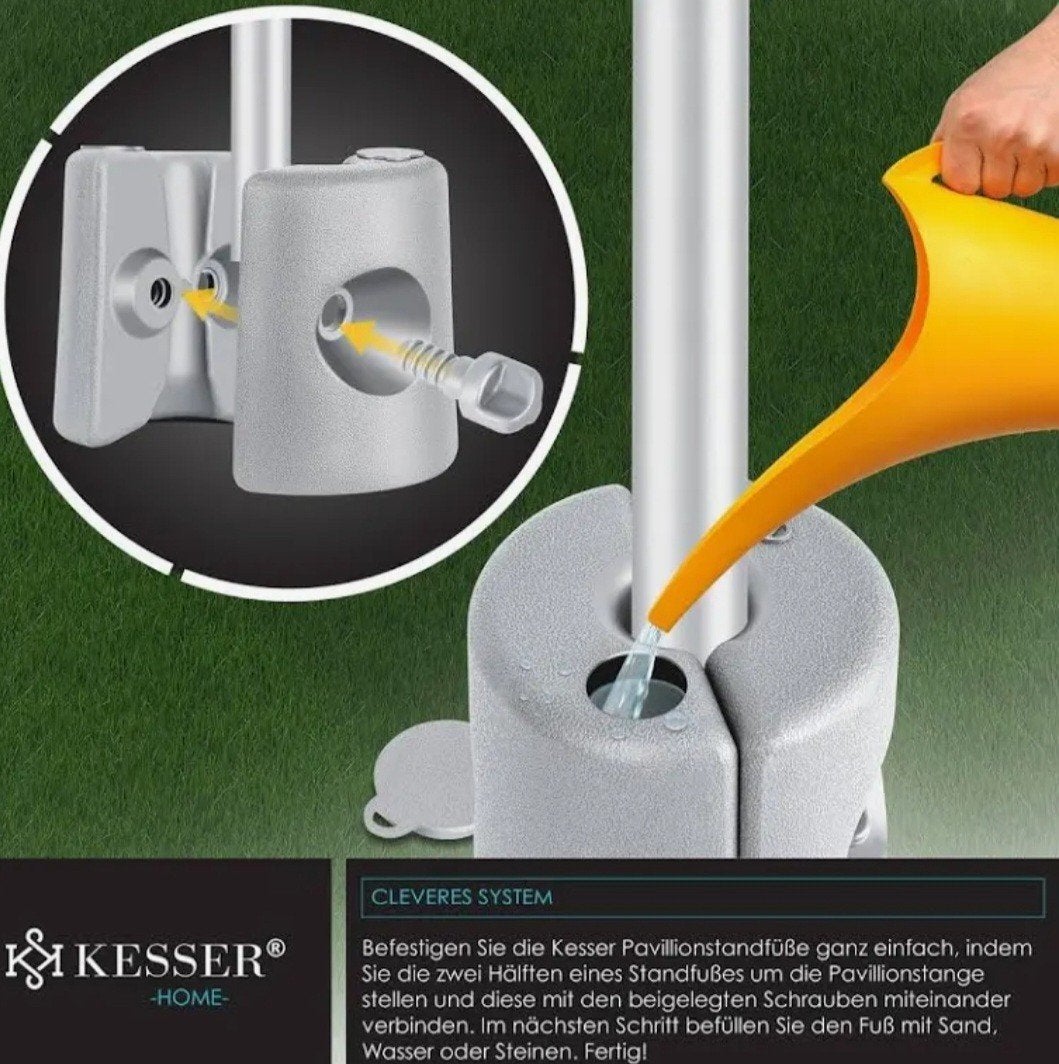 Nieuwe Kesser Partytent Voeten - Set van 4 - Ultra Stabiel, ....., ......, Nieuw, Ophalen of Verzenden