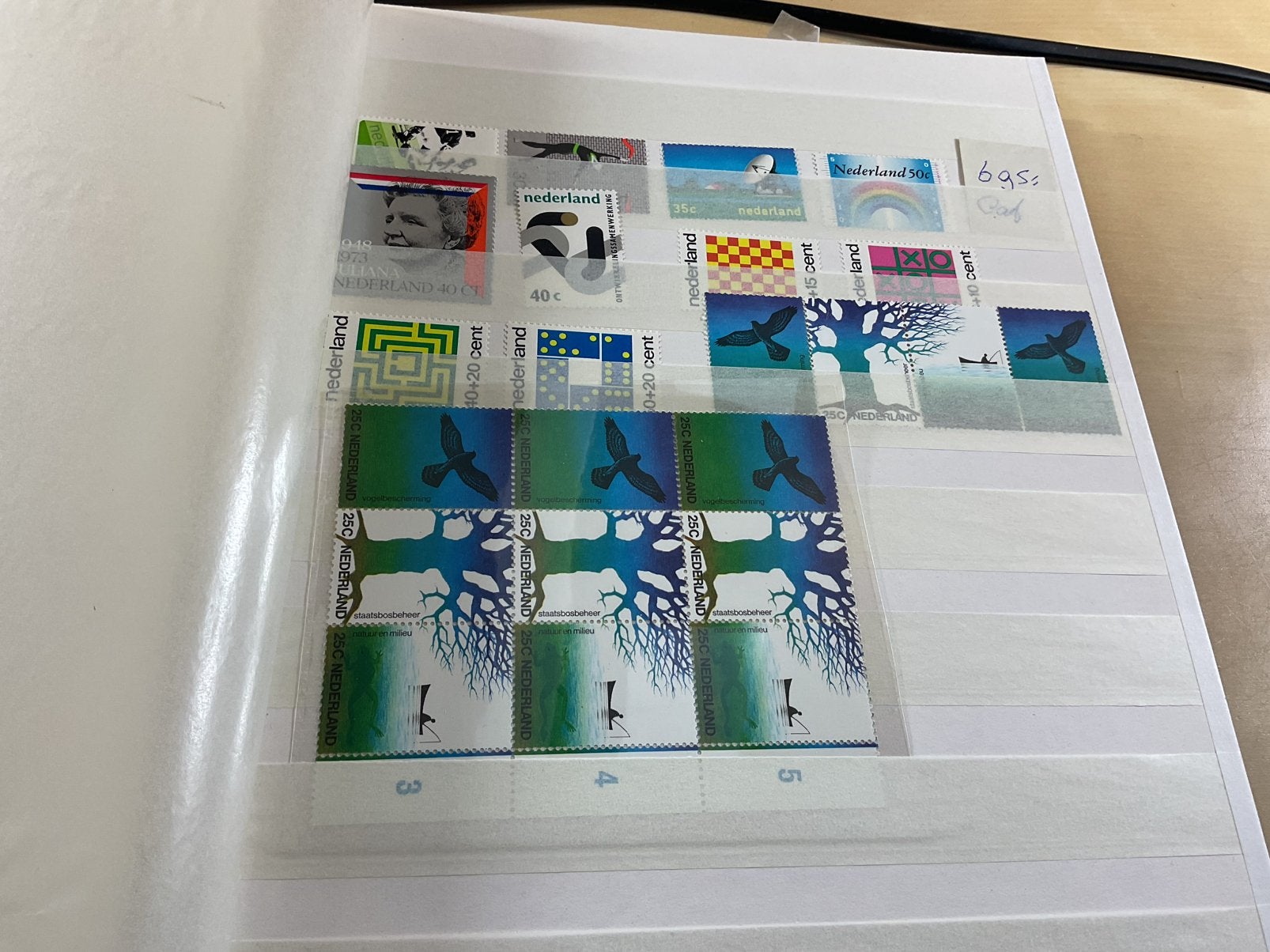 Stockboek Nederland postfris, Ophalen of Verzenden, Nederland