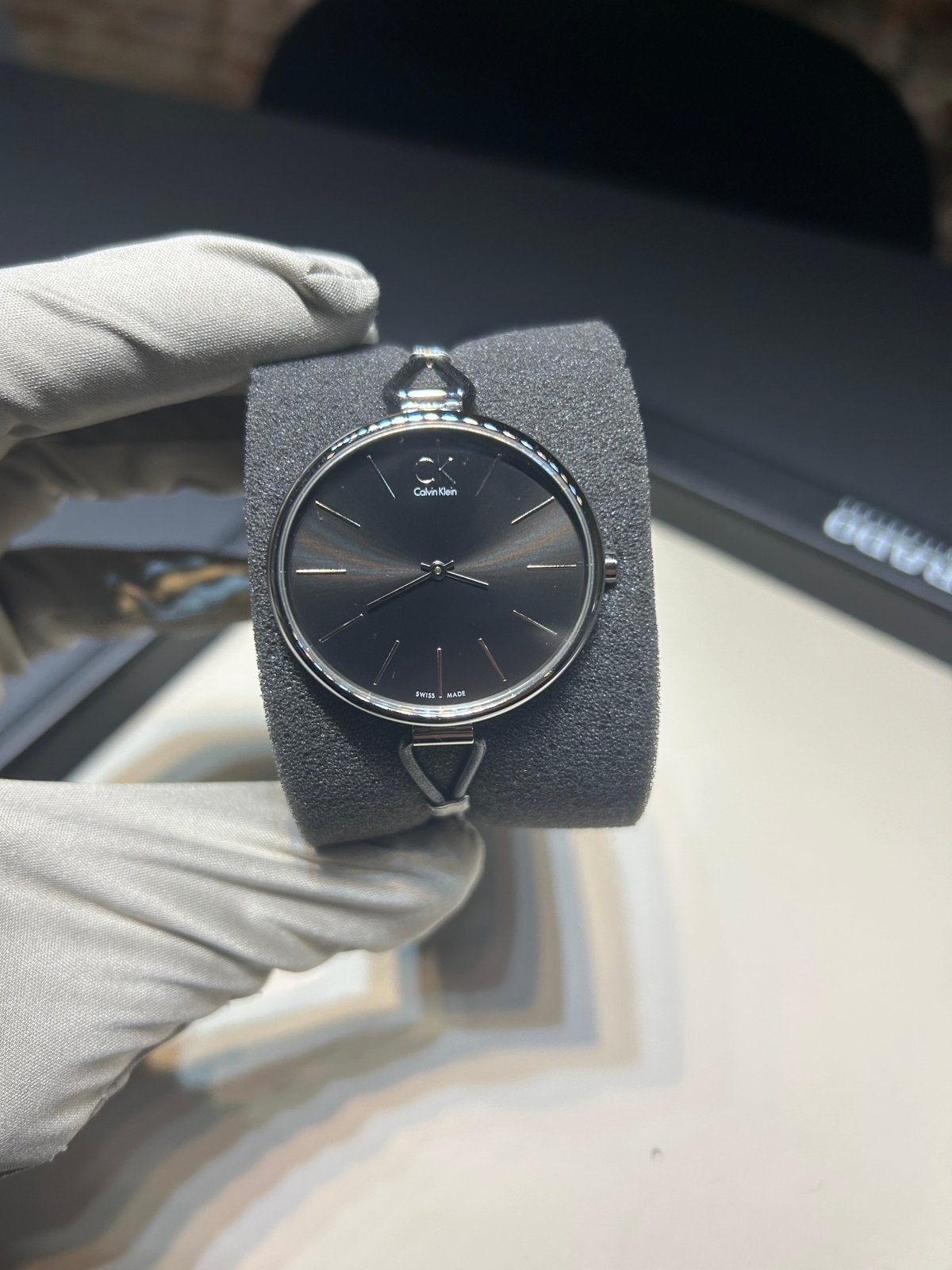 Calvin Klein Dames Horloge Selection K3V231C1, Overige merken, Leer, Staal, Polshorloge