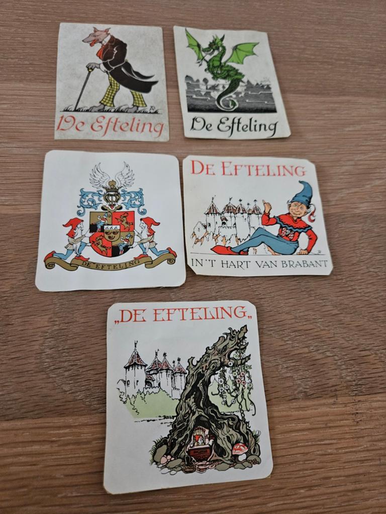 De Efteling stickers, Ophalen of Verzenden, Zo goed als nieuw, Overige typen