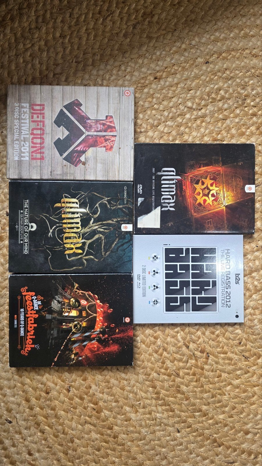 Hardstyle DVD Collectie: Defqon.1, Qlimax, Hard Bass, Cd's en Dvd's, Gebruikt, Hardcore, Ophalen of Verzenden, Verzamelalbum
