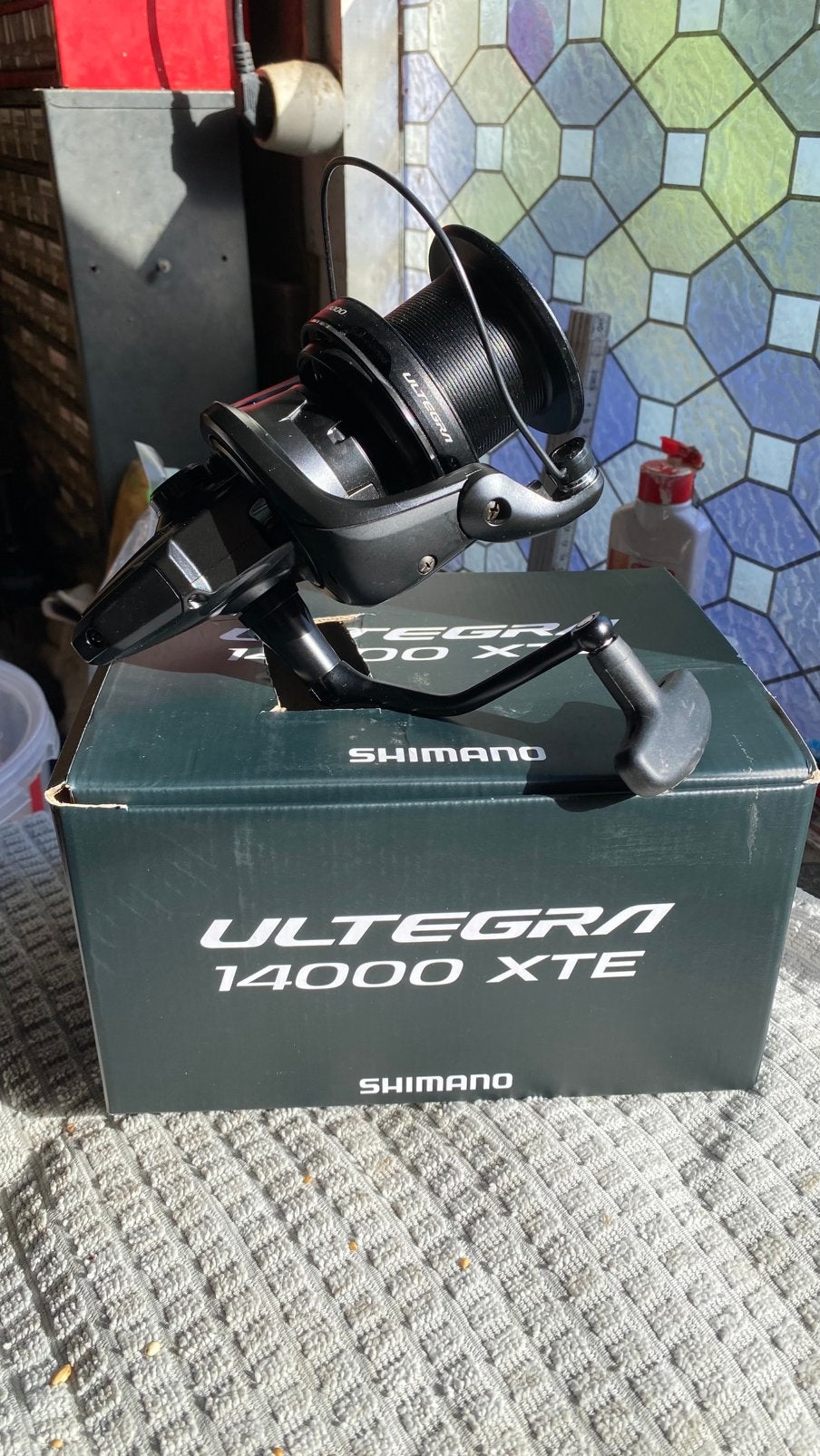 SHIMANO BIG PIT XTE 14000, Watersport en Boten, Ophalen of Verzenden, Zo goed als nieuw, Molen