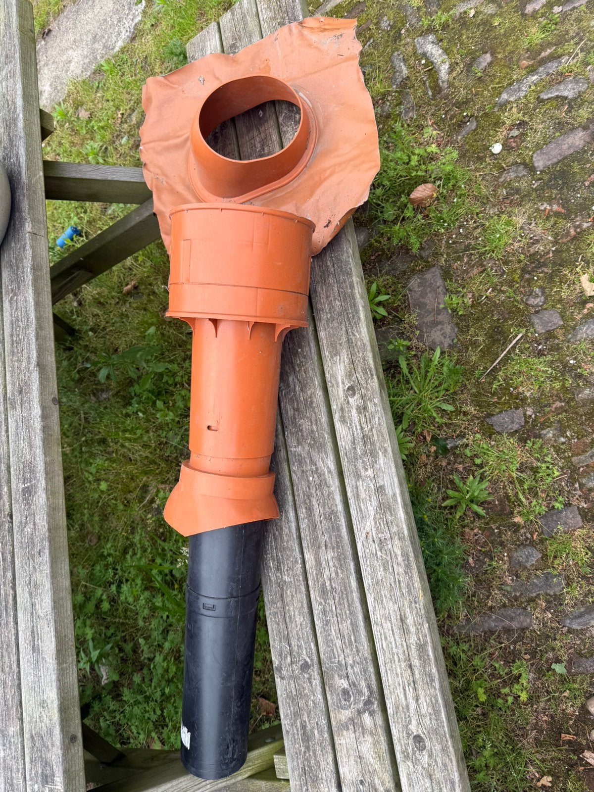 Dakdoorvoer ventilatiebuis, Ophalen, Afvoer, Pvc, Zo goed als nieuw