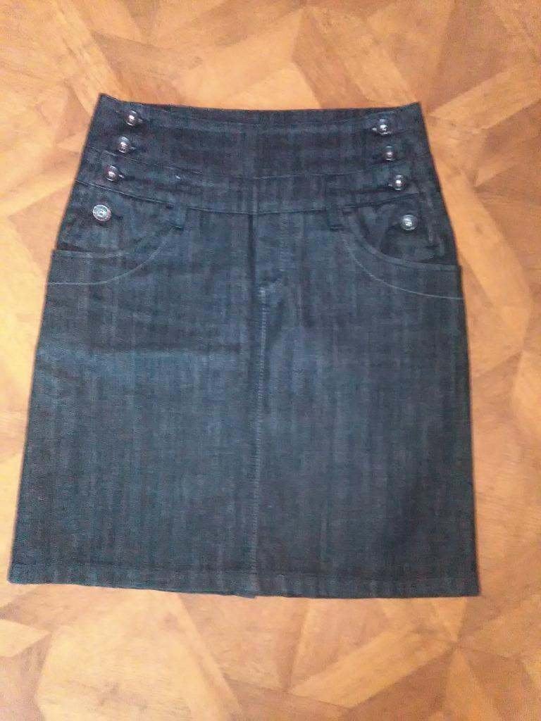 Geisha jeans rok spijkerrok denim maat S, Kleding | Dames, Geisha, Zwart, Ophalen of Verzenden, Zo goed als nieuw