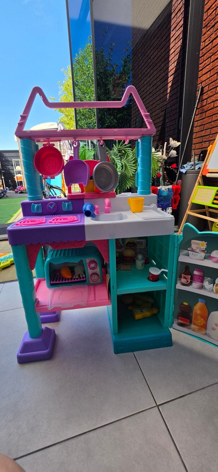 Gabby's Poppenhuis Keuken met Geluid en Accessoires, Ophalen, Zo goed als nieuw, Speelkeuken-accessoire