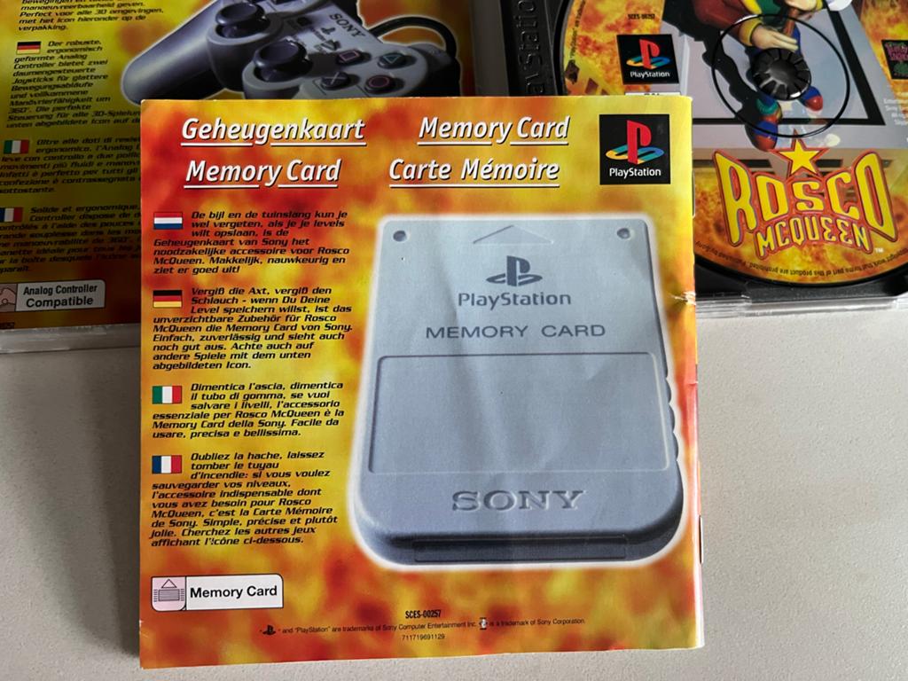 Rosco McQueen Firefighter PS1 PlayStation 1 PAL Compleet, Avontuur en Actie, O, Ophalen of Verzenden, Zo goed als nieuw