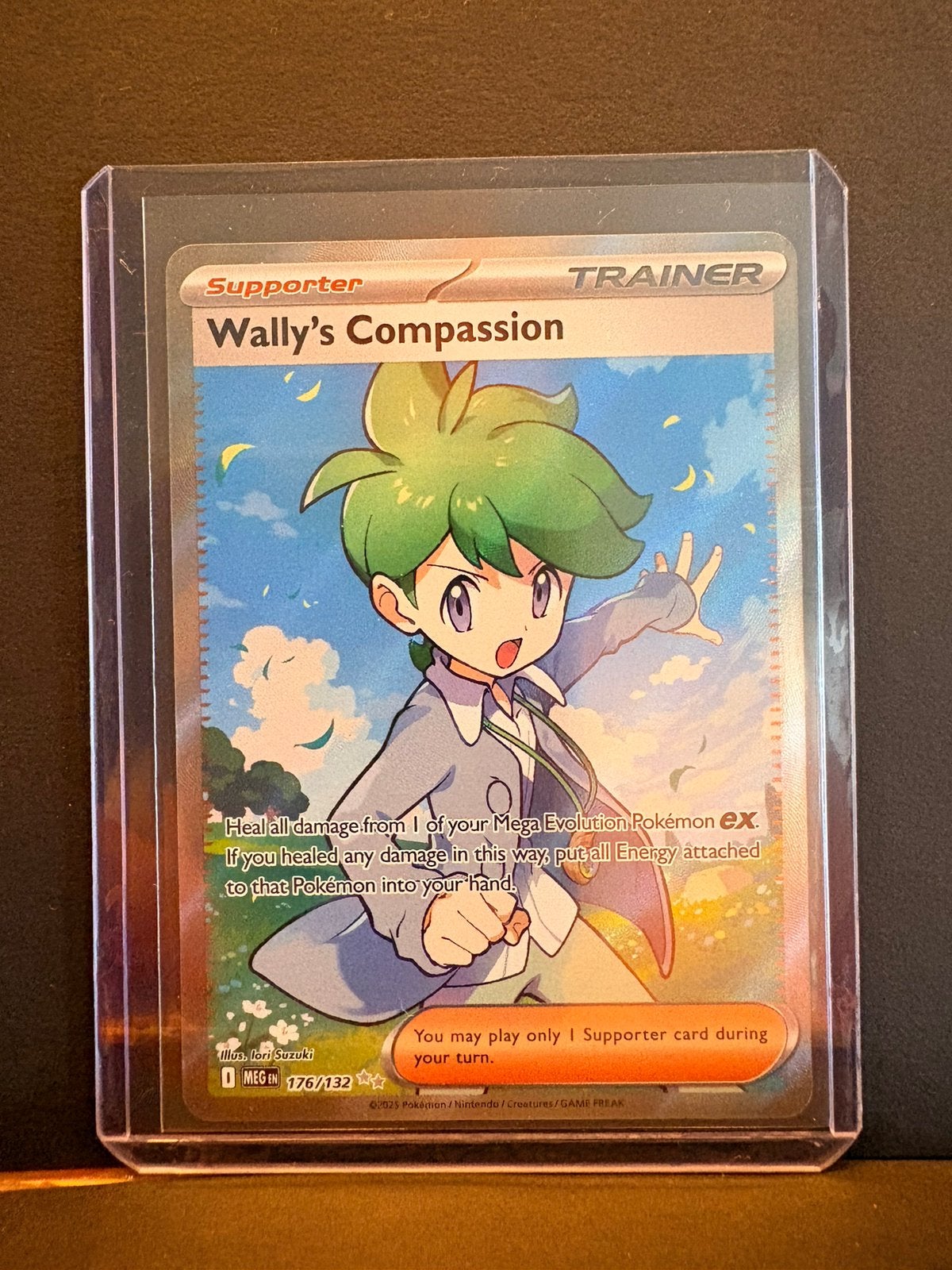 Wally’s Compassion 176/132 MEG, Ophalen of Verzenden, Zo goed als nieuw, Losse kaart, Foil
