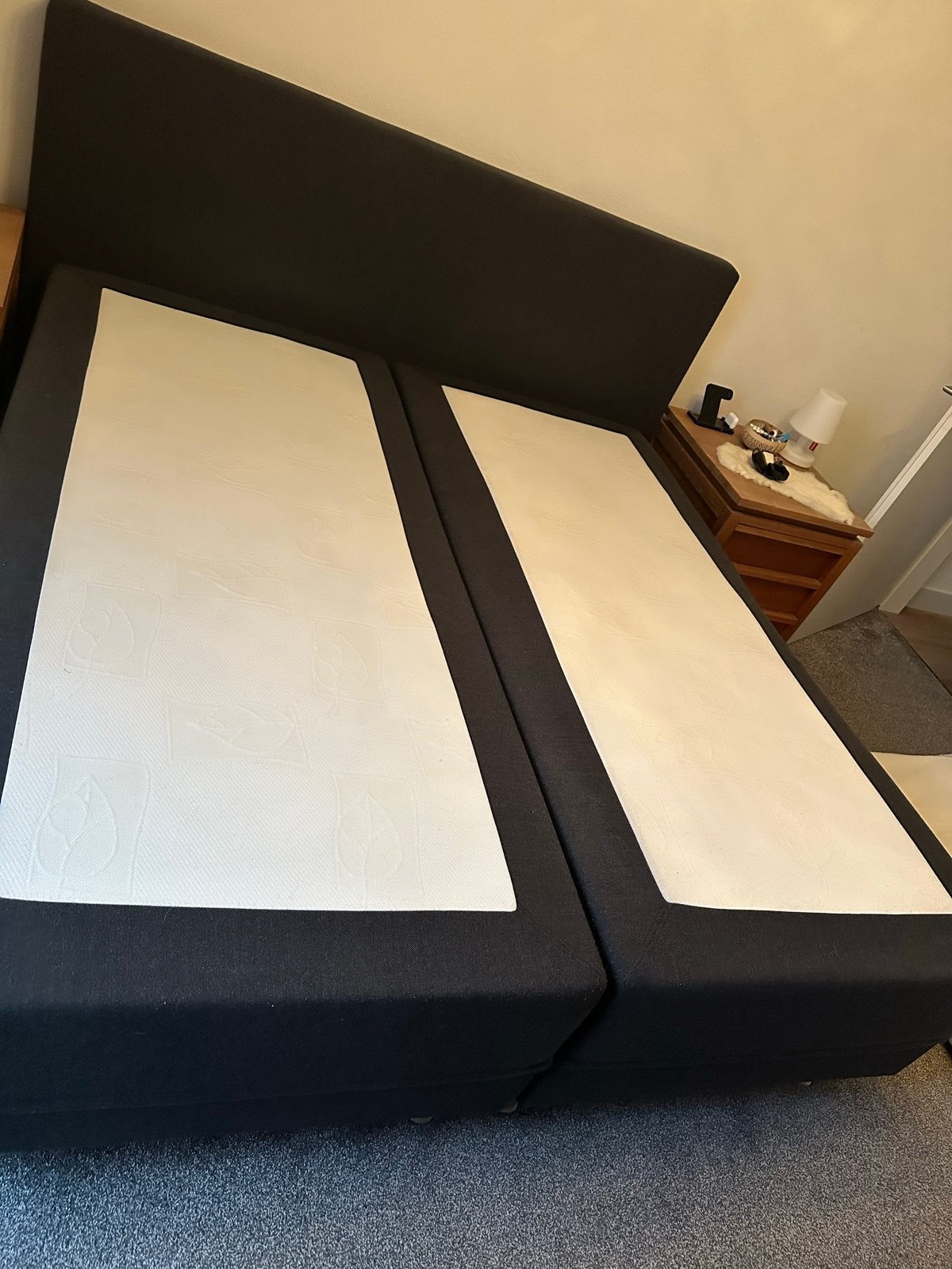 Swiss Sense Boxspring 180x200 - Elektrisch Verstelbaar, Ophalen, Gebruikt, Tweepersoons, 180 cm