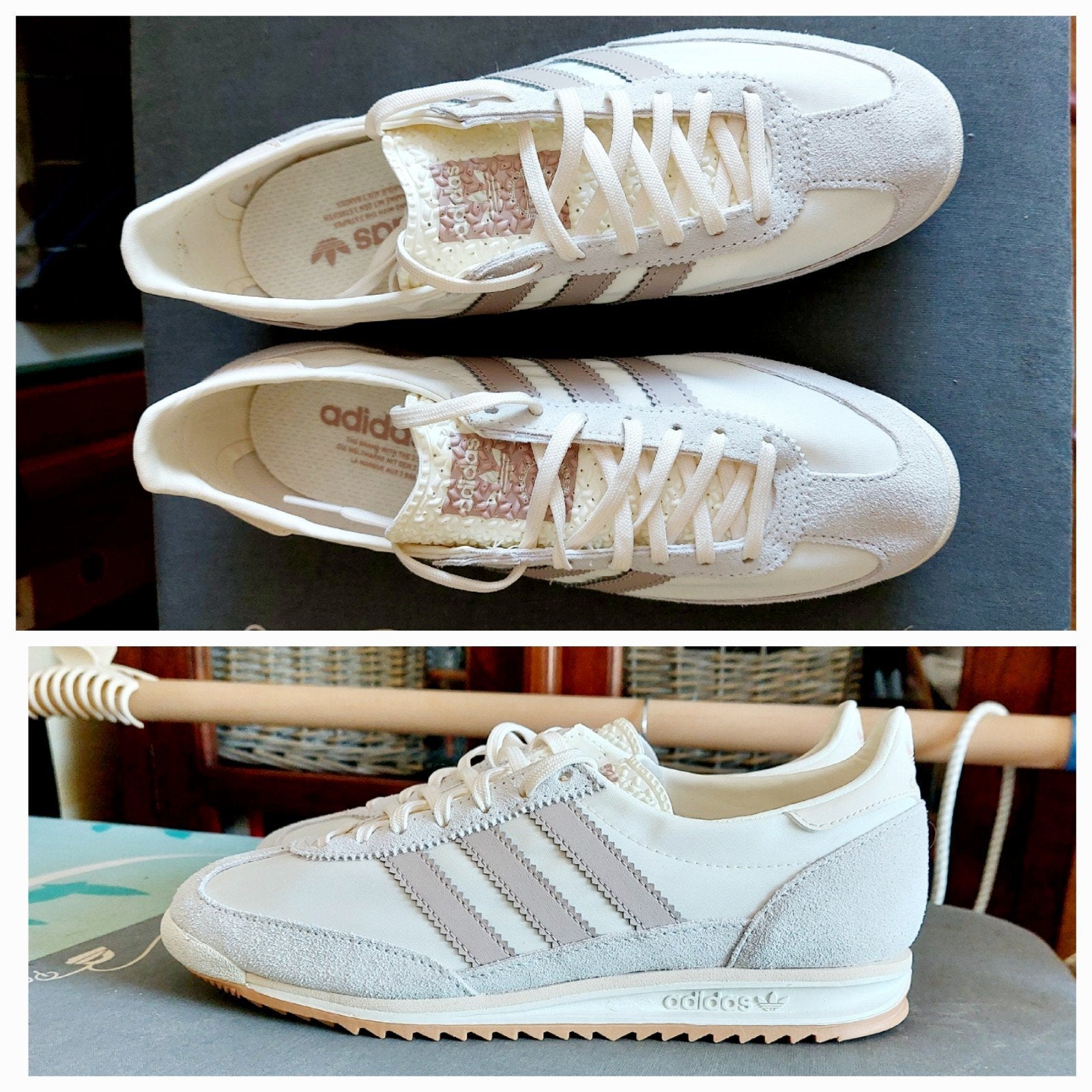 Nieuwe Adidas SL 72 OG maat 39,5-40, Adidas, Wit, Nieuw, Ophalen of Verzenden