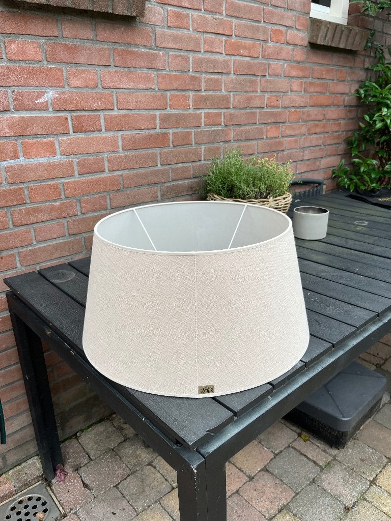 Beige lampenkap maison Manon, Ophalen, Gebruikt, Tafellamp, Beige