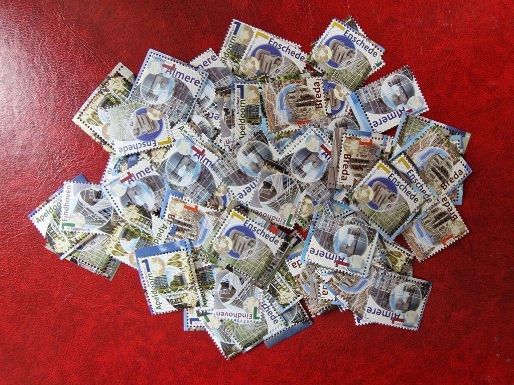 100x Tarief 1 nominaal frankeergeldig €140,-. Kleinformaat., Ophalen of Verzenden, Na 1940, Postfris