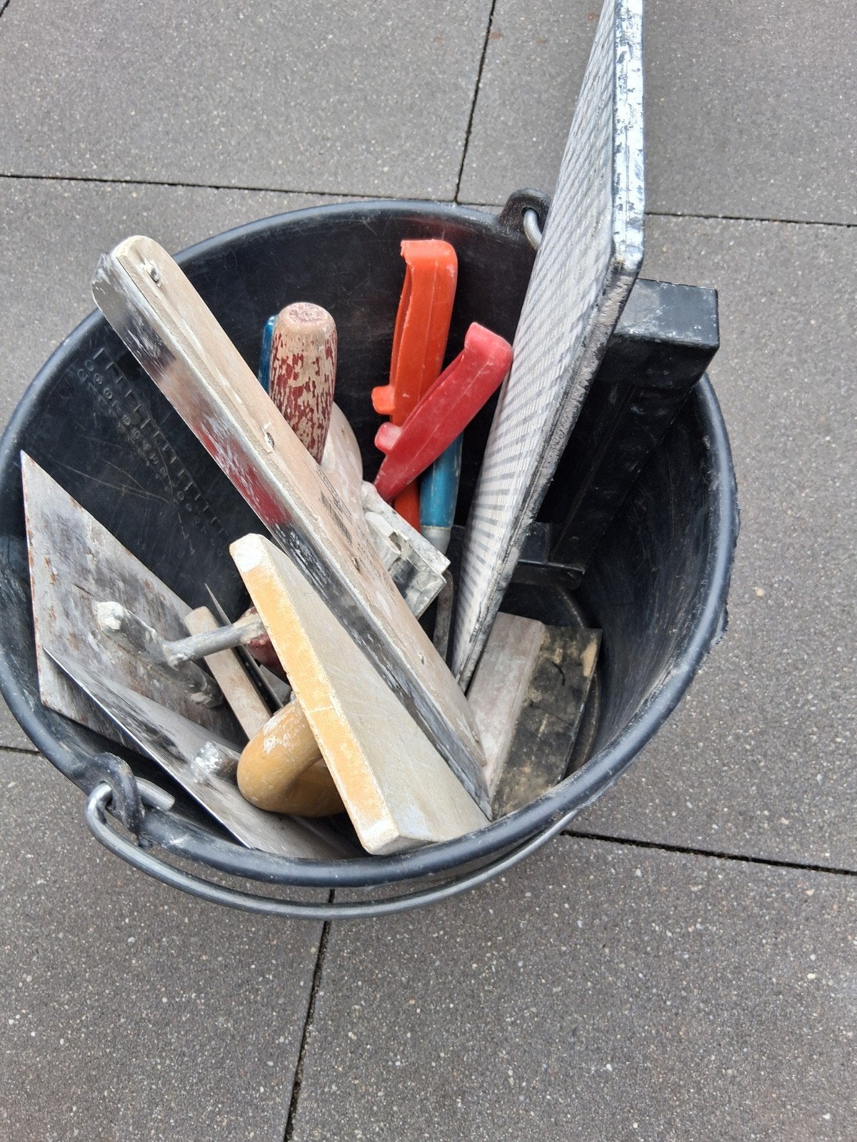 Stucgereedschap set - Diverse stucspanen en troffels, Doe-het-zelf en Verbouw, Ophalen of Verzenden, Gebruikt, Overige typen, Overige merken