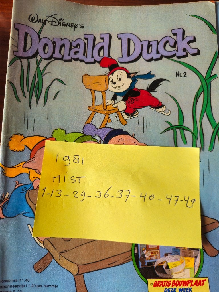 Donald Duck 1981, Boeken, Stripboeken, Donald Duck, Meerdere stripboeken, Ophalen, Gelezen