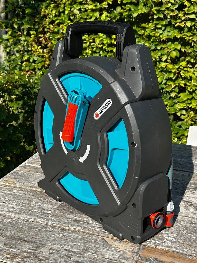 Gardena slanghaspel, slangenbox 15m NIEUW, Ophalen, Zo goed als nieuw, Tuinslang
