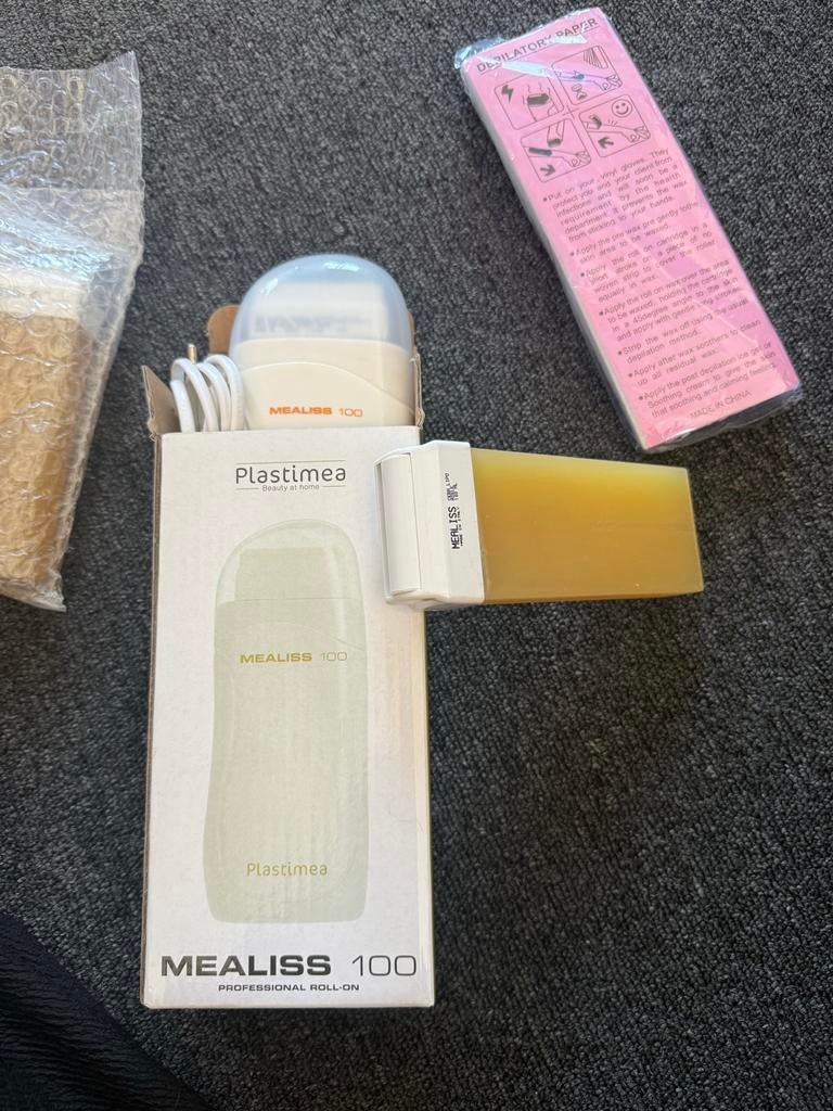 Mealiss Roll-on Wax Ontharingsset, Ophalen of Verzenden, Zo goed als nieuw, Gehele gezicht, Verzorging