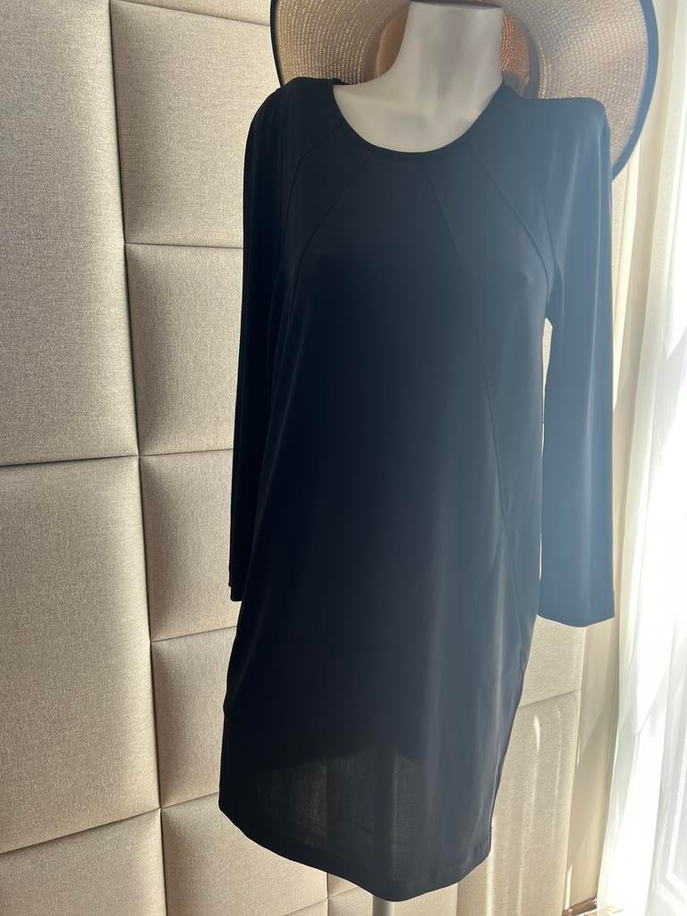 ML Collection mooie zwarte jurk/ maat 40, Maat 38/40 (M), Verzenden, Zwart, Zo goed als nieuw