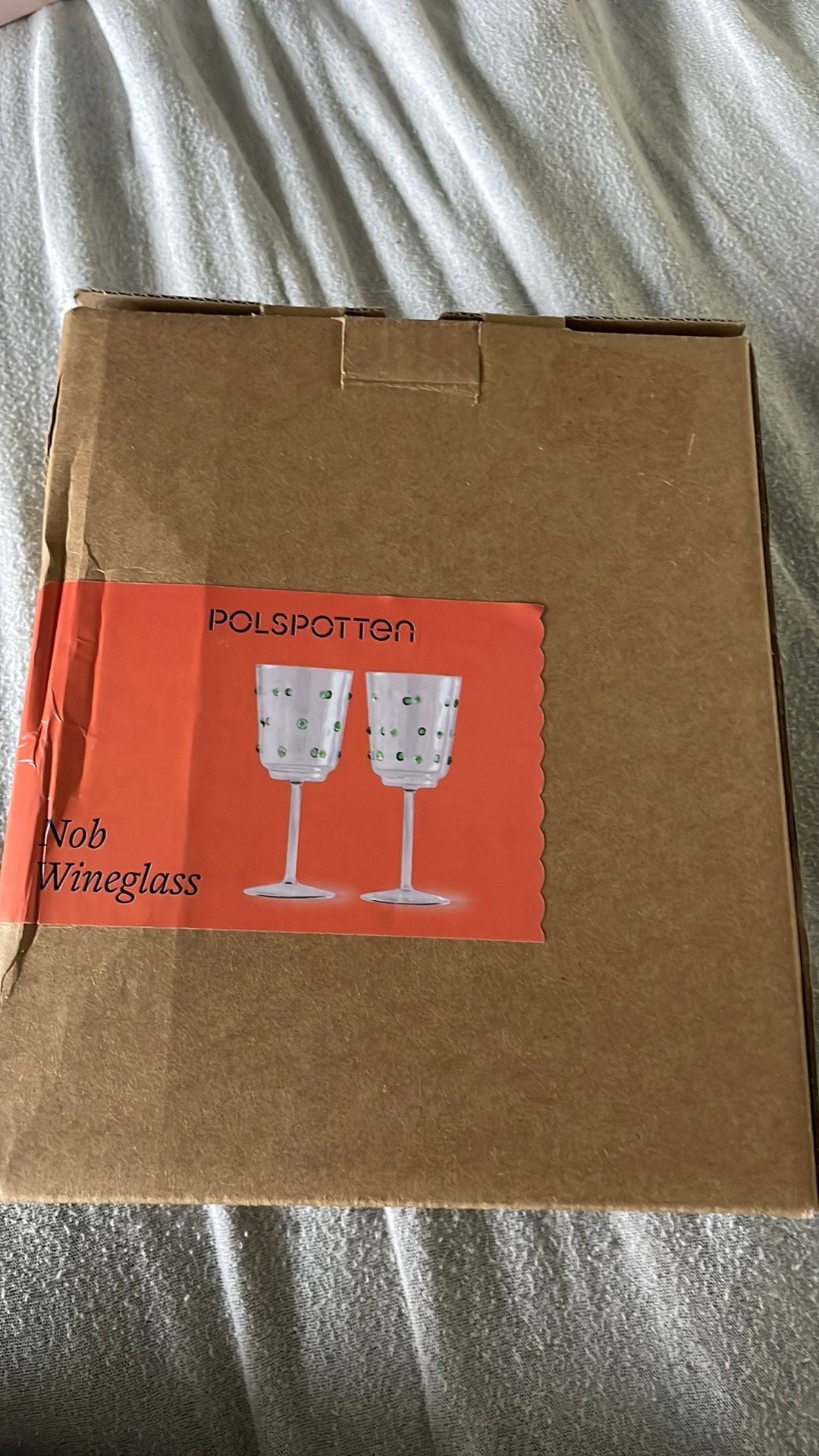 Polspotten Nob wijnglas (1), Ophalen of Verzenden, Nieuw