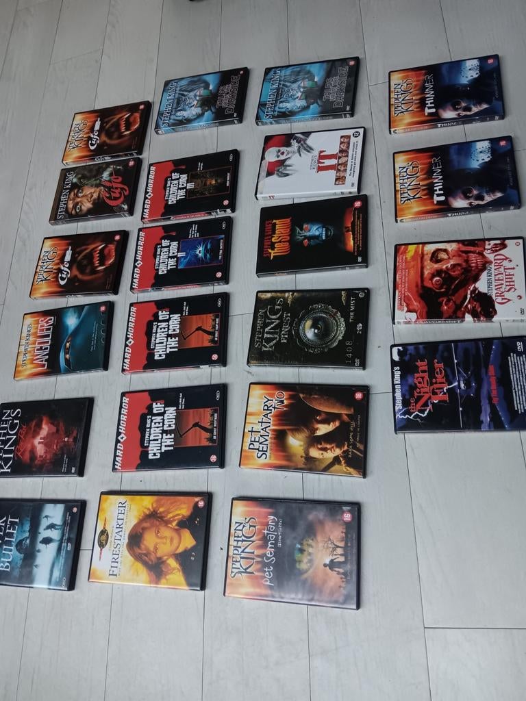 Stephen King dvd.s horror nieuw staat 22 x, Vanaf 16 jaar, Ophalen of Verzenden, Zo goed als nieuw, Overige genres