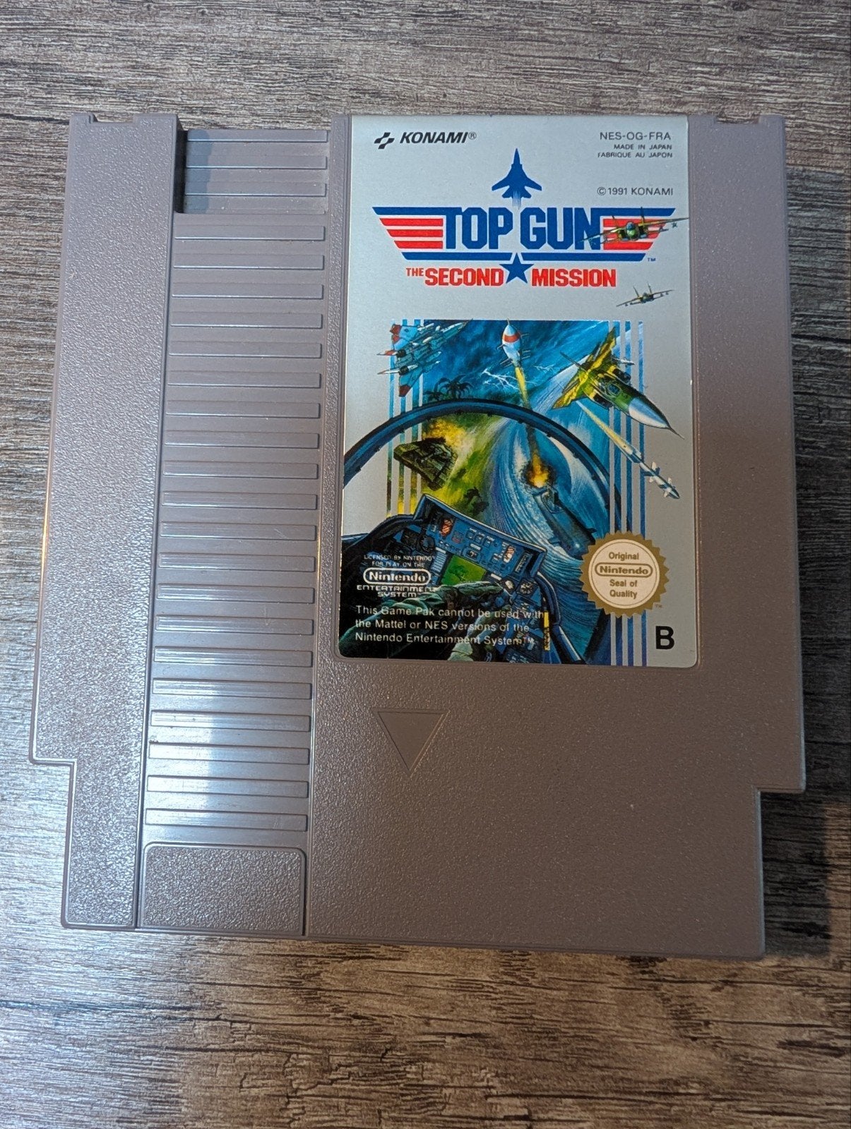 Top Gun: The Second Mission nintendo, Gebruikt, Shooter, 1 speler, Ophalen of Verzenden