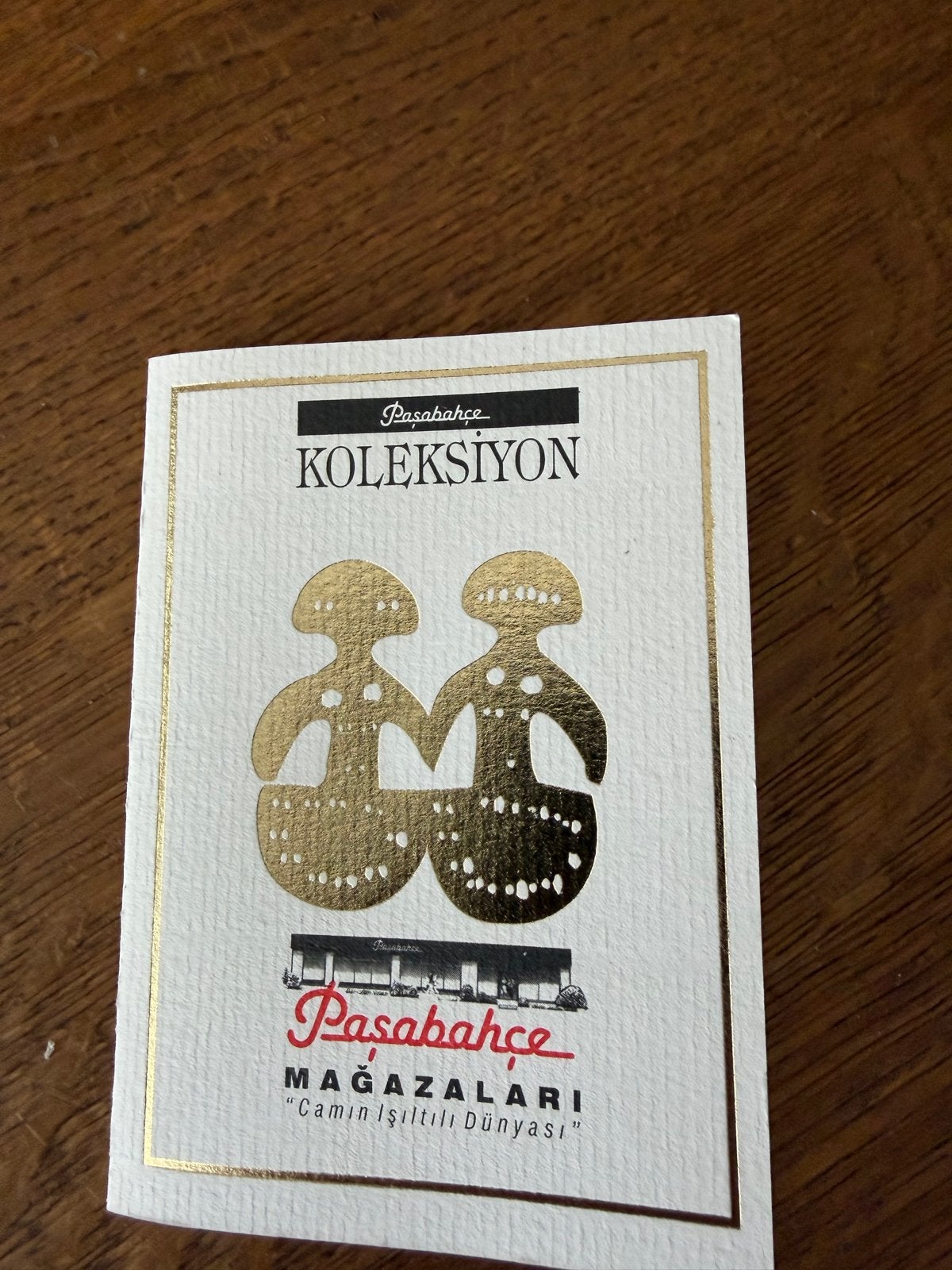 Paşabahçe Koleksiyon Windlicht - Glas met Gouden Decoratie, Ophalen of Verzenden, Zo goed als nieuw, Wit, Glas