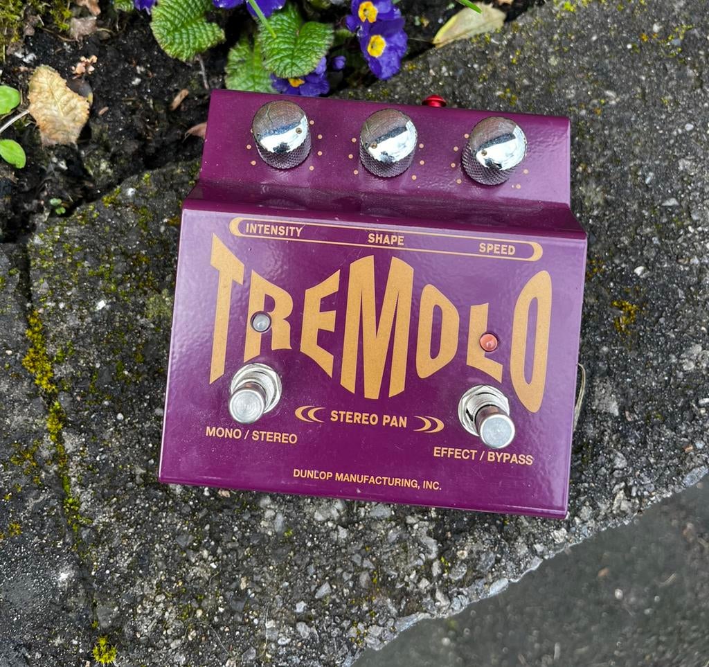 Dunlop tremolo mono/stereo panner (vintage), Ophalen of Verzenden, Zo goed als nieuw