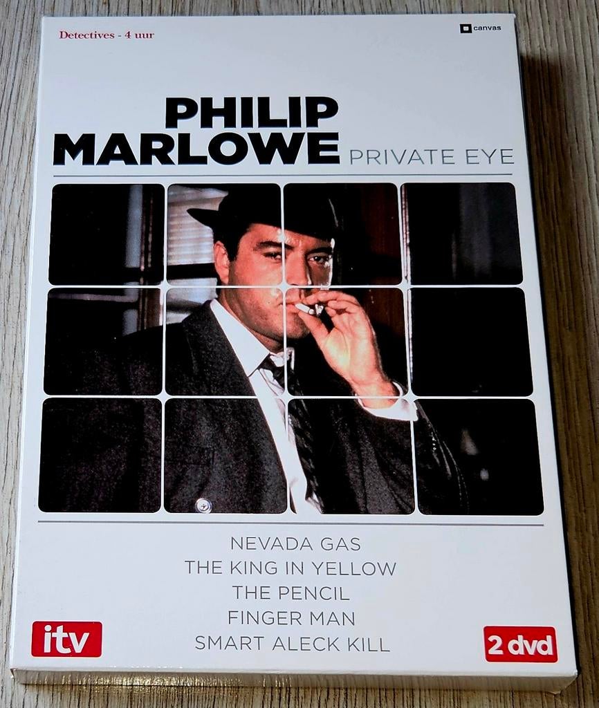 Philip Marlowe Private Eye - 2 dvd box, Vanaf 12 jaar, Ophalen of Verzenden, Zo goed als nieuw, Detective en Krimi