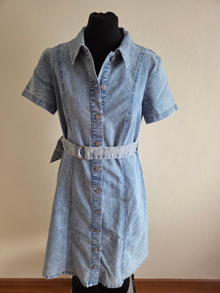 Vero Moda jurk, Kleding | Dames, Maat 38/40 (M), Blauw, Ophalen of Verzenden, Zo goed als nieuw