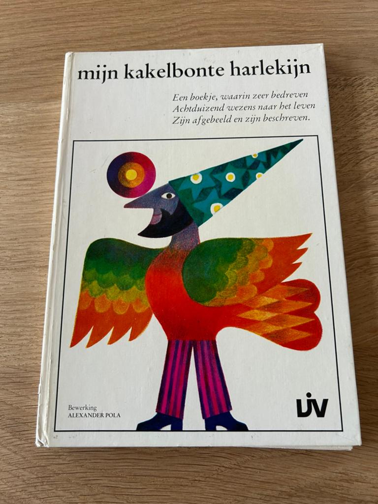 Mijn Kakelbonte Harlekijn - Hutselsrijmprentenboek (1972), Boeken, Kinderboeken | Jeugd | 10 tot 12 jaar, Ophalen of Verzenden