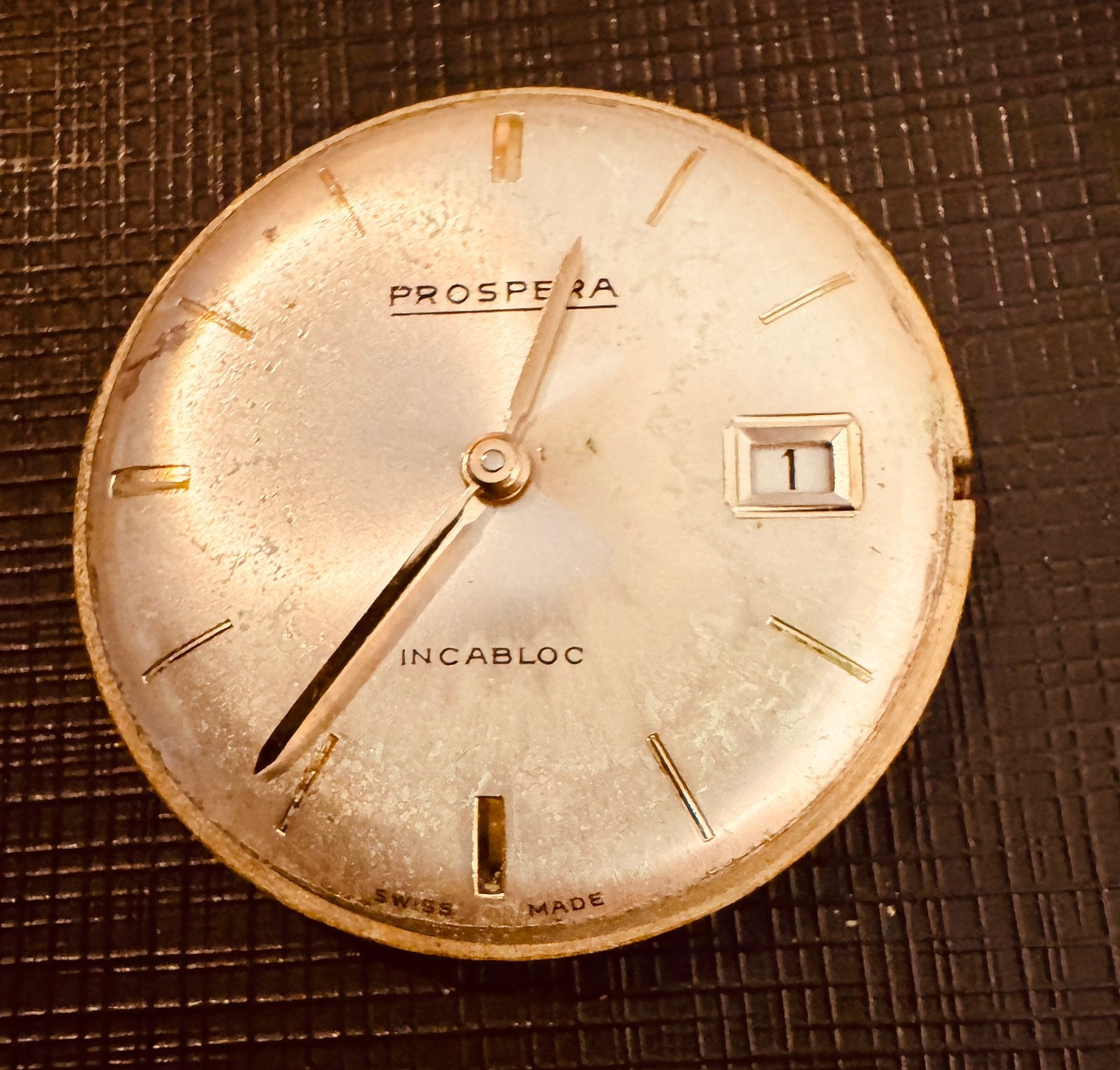 Vintage Peseux 320 Uurwerk Wijzerplaat ProsperaBalans intact, Overige merken, Overige materialen, Polshorloge, 1960 of later