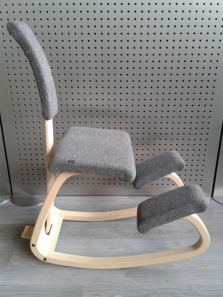 Variér (Stokke) Variable Balans met Rug (Grijs), Als Nieuw!, Ophalen of Verzenden, Zo goed als nieuw, Variér, Grijs
