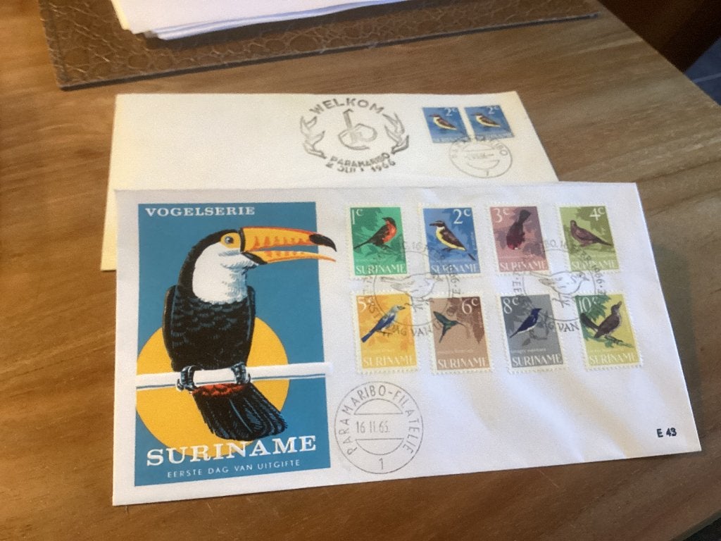 No3547 Suriname E43 anders Nederland jaargangen fdc 1963, Verzenden, Onbeschreven, Nederland