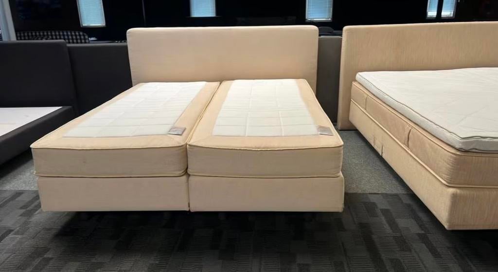 Auping boxspring met Cresto matrassen 180 x 200, Huis en Inrichting, Ophalen, Zo goed als nieuw, Tweepersoons, 180 cm