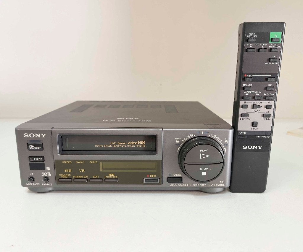 SONY EV-C500E Hi8/Video8 Recorder met afstandbediening, N, N, Overige typen, Ophalen of Verzenden