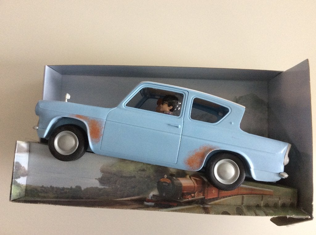 Harry Potter - vliegende auto met Harry en Ron, Ophalen of Verzenden, Zo goed als nieuw, Overige typen