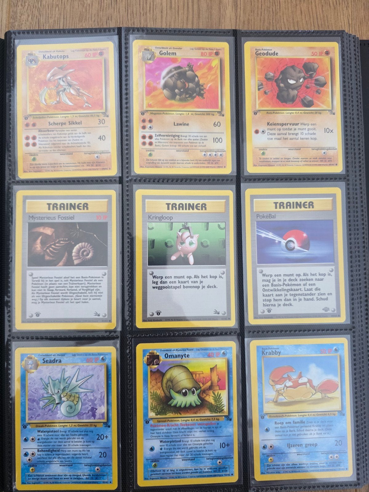 Pokémon Kaarten Map - Vintage Collectie, Ophalen, Gebruikt, Meerdere kaarten